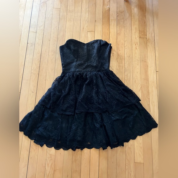 anna sui black lace dress Augustus Black Leather Western Boot
